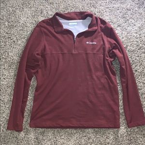 Men’s Columbia Quarter Zip Long sleeve